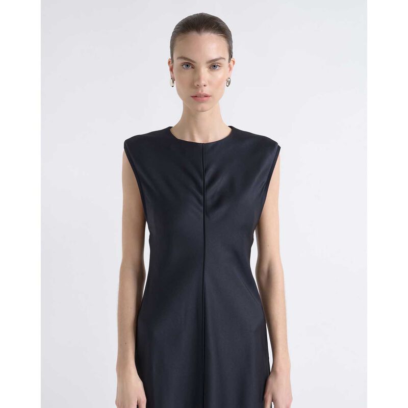 Cue Satin Bias Midi Dress image number 3